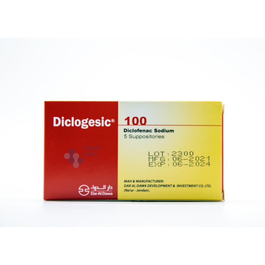 DICLOGESIC 100MG/5*SUPPOS